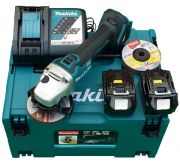 May mai cat chay pin Makita DGA408RTJ1 (18V) 5.0ah