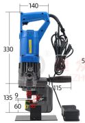 Máy đột lỗ tôn 6mm thủy lực MHP20 (900W)