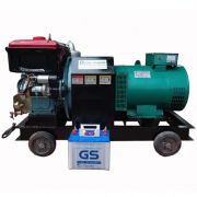 Máy phát điện đầu nổ D24/10kw/220v đề