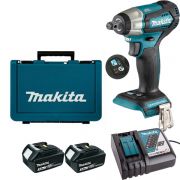 Máy siết bu lông dùng pin Makita DTW181RFE (18V)